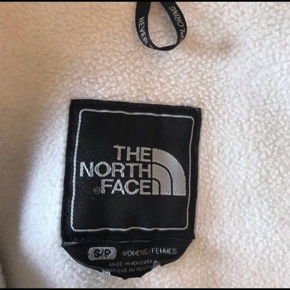 The North Face Denali White Zip-Up Fleece - Picture 3 of 4